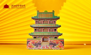 沈阳故宫凤凰楼多层木质冰箱贴